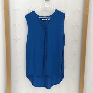 Indigo Women’s Sleeveless Casual Button Front Top